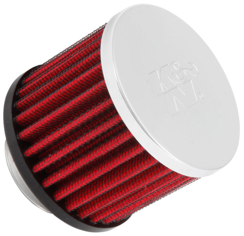 K&N Engineering 1.375 inch ID 3 OD 2.5 H Clamp On Crankcase Vent Filter - Air Filters