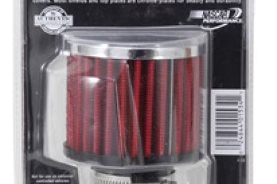 K&N Engineering 1.375 inch ID 3 OD 2.5 H Clamp On Crankcase Vent Filter - Air Filters