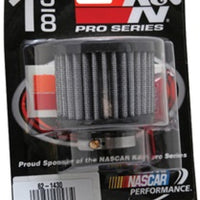 K&N Engineering 1.375in Flange ID x 3in OD 2.5in H Rubber Base Crankcase Vent Filter - Air Filters