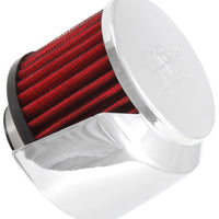 K&N Engineering 1.375in Flange ID x 3in OD 2.5in Height Clamp On Crankcase Vent Filter - Air Filters