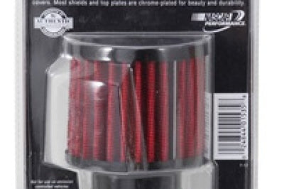 K&N Engineering 1.5in Flange ID x 3in OD 2.5in H Rubber Base Crankcase Vent Filter - Air Filters