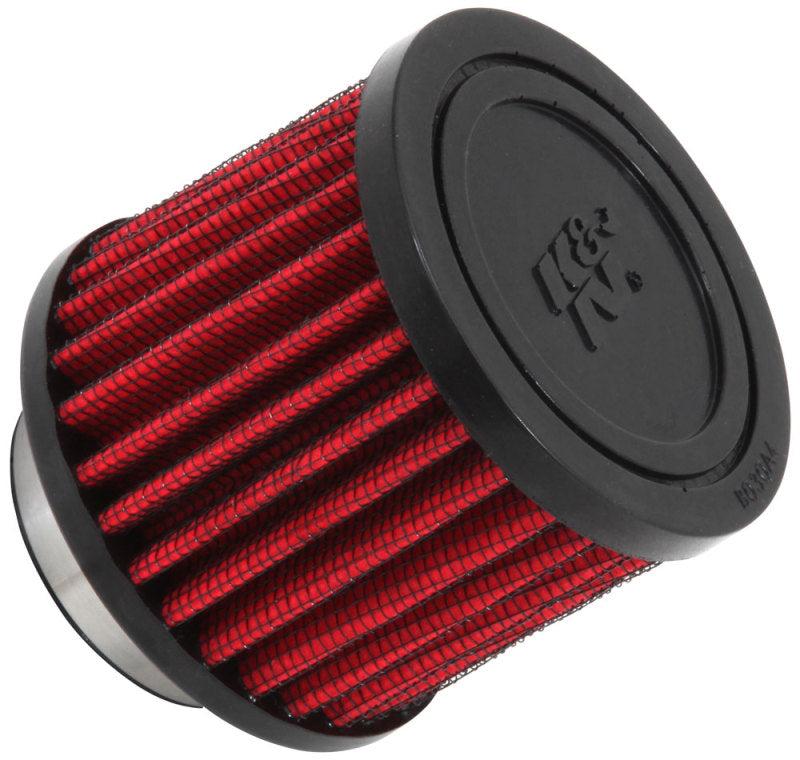 K&N Engineering 1.5in Flange ID x 3in OD 2.5in H Rubber Base Crankcase Vent Filter - Air Filters