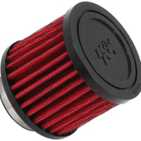 K&N Engineering 1.5in Flange ID x 3in OD 2.5in H Rubber Base Crankcase Vent Filter - Air Filters
