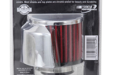 K&N Engineering 1.5in Flange ID x 3in OD 2.5in Height Clamp On Crankcase Vent Filter - Air Filters