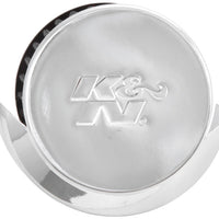 K&N Engineering 1.5in Flange ID x 3in OD 2.5in Height Clamp On Crankcase Vent Filter - Air Filters