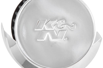 K&N Engineering 1.5in Flange ID x 3in OD 2.5in Height Clamp On Crankcase Vent Filter - Air Filters