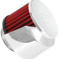 K&N Engineering 1.5in Flange ID x 3in OD 2.5in Height Clamp On Crankcase Vent Filter - Air Filters
