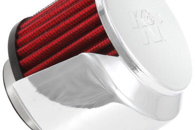 K&N Engineering 1.5in Flange ID x 3in OD 2.5in Height Clamp On Crankcase Vent Filter - Air Filters