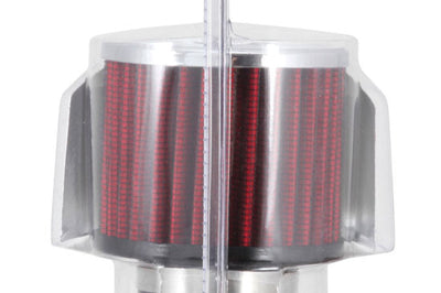 K&N Engineering 1.5in Flange ID x 3in OD 2.5in Height Clamp On Crankcase Vent Filter - Air Filters