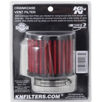 K&N Engineering 1.75 inch Vent 3 D 2.5 H Air Filter - Rubber Top - Filters