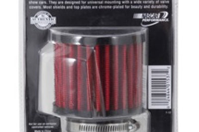 K&N Engineering 1.75 inch Vent 3 D 2.5 H Air Filter - Rubber Top - Filters