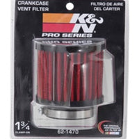 K&N Engineering 1.75 inch Vent 3 D 2.5 H Air Filter - Rubber Top - Filters