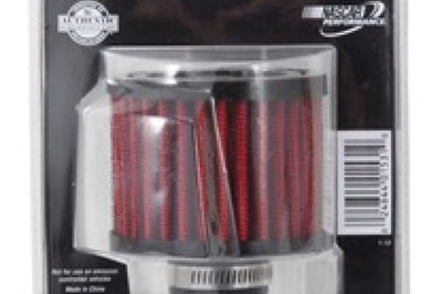 K&N Engineering 1 inch ID 3 OD 2.375 H Rubber Base Crankcase Vent Filter - Air Filters