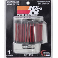 K&N Engineering 1 inch ID 3 OD 2.375 H Rubber Base Crankcase Vent Filter - Air Filters