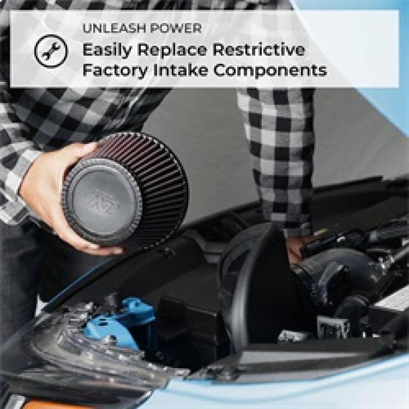 K&N Engineering 10 Camaro 6.2L V8 Polished Typhoon Short Ram Intake - Air Systems