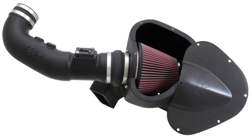 K&N Engineering 11-12 Ford Mustang GT 5.0L V8 Aircharger Performance Intake Kit - Air Systems