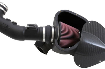 K&N Engineering 11-12 Ford Mustang GT 5.0L V8 Aircharger Performance Intake Kit - Air Systems