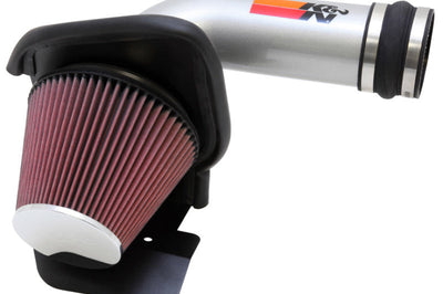 K&N Engineering 11 Ford Taurus SHO 3.5L V6 Silver Typhoon Cold Air Intake - Systems