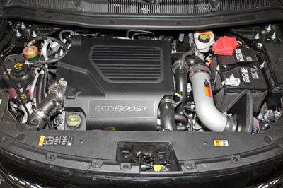 K&N Engineering 11 Ford Taurus SHO 3.5L V6 Silver Typhoon Cold Air Intake - Systems