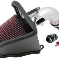 K&N Engineering 12 Chevy Sonic 1.8L Silver Typhoon Cold Air Intake - Systems