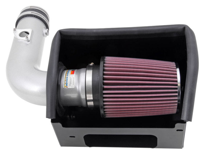 K&N Engineering 13 Subaru BRZ 2.0L / Scion FR-S Silver 69 Series Typhoon Intake - Air Systems