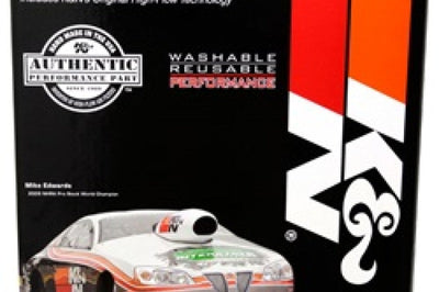 K&N Engineering 14in Red Custom Air Cleaner Assembly - 5.125in ID x OD 3.87in H - Intake Systems