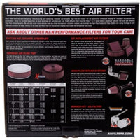 K&N Engineering 14in Red Custom Air Cleaner Assembly - 5.125in ID x OD 3.87in H - Intake Systems
