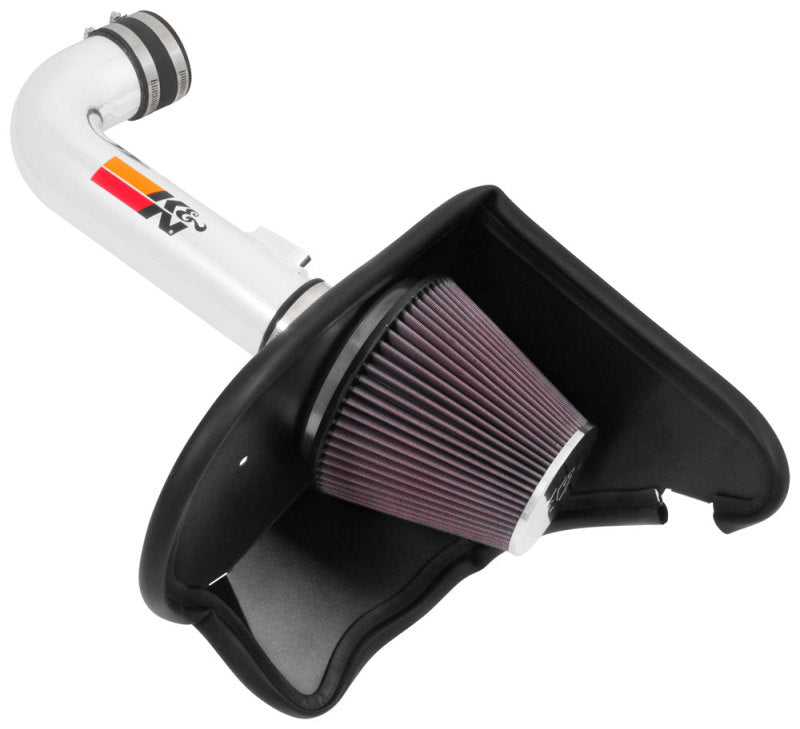 K&N Engineering 16-17 Chevy Camaro 3.6L Silver Typhoon Short Ram Intake - Air Systems