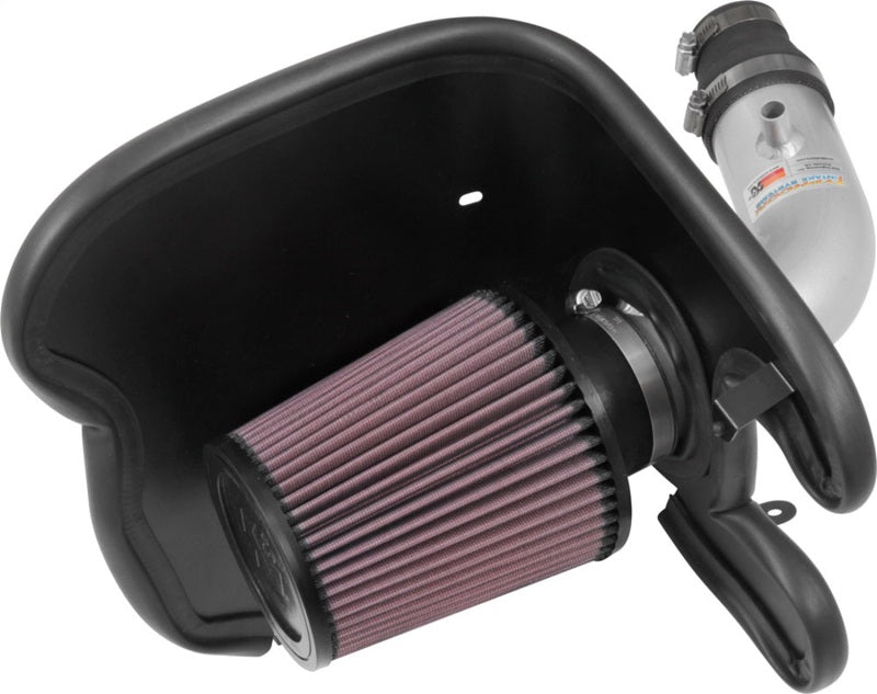 K&N Engineering 17-18 Chevy Cruze 1.4L Turbo Silver Typhoon Short Ram Intake - Air Systems