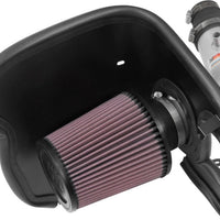 K&N Engineering 17-18 Chevy Cruze 1.4L Turbo Silver Typhoon Short Ram Intake - Air Systems