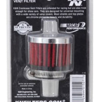 K&N Engineering 1in Flange ID x 2in OD 1.5 inch H Rubber Base Crankcase Vent Filter - Misc Powersports