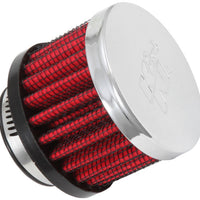 K&N Engineering 1in Flange ID x 2in OD 1.5 inch H Rubber Base Crankcase Vent Filter - Misc Powersports