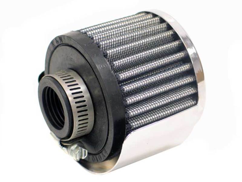 K&N Engineering 1in Flange ID x 3in OD 2.5in Height Clamp On Crankcase Vent Filter - Air Filters