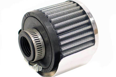 K&N Engineering 1in Flange ID x 3in OD 2.5in Height Clamp On Crankcase Vent Filter - Air Filters