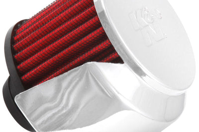 K&N Engineering 1in Flange L x 3in OD 2.5in Height Clamp On Crankcase Vent Filter - Air Filters