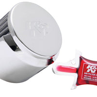 K&N Engineering 1in Flange L x 3in OD 2.5in Height Clamp On Crankcase Vent Filter - Air Filters