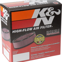 K&N Engineering 2-5/8in Flange 7in Diameter 3in Height Round Air Filter Assembly w/ Vent - Intake Systems