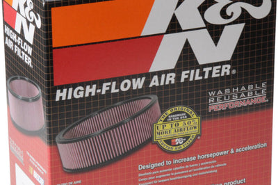 K&N Engineering 2-5/8in Flange 7in Diameter 3in Height Round Air Filter Assembly w/ Vent - Intake Systems