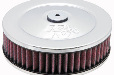 K&N Engineering 2-5/8in Flange 7in Diameter 3in Height Round Air Filter Assembly w/ Vent - Intake Systems