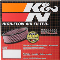 K&N Engineering 2-5/8in Flange 7in Diameter 3in Height Round Air Filter Assembly w/ Vent - Intake Systems