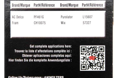 K&N Engineering 2019 BMW M2 3.0L/M4 3.0L Cartridge Oil Filter - Oils & Filters