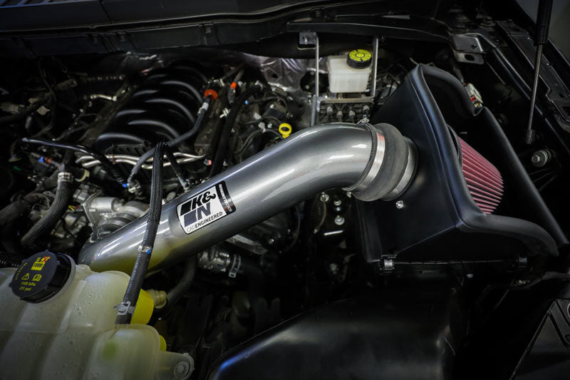 K&N Engineering 2021+ Ford F-150 V8-5.0L F/I High Flow Performance Intake Kit - Air Systems