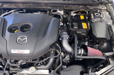 K&N Engineering 2021 Mazda 3 2.5L Turbo L4 Silver Typhoon Intake - Air Systems