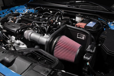 K&N Engineering 2022 Honda Civic 1.5L Turbo L4 Silver Typhoon Intake - Air Systems