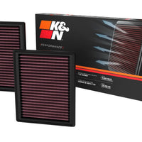 K&N Engineering 2023 Nissan Z 3.0L V6 Replacement Air Filter (Includes 2 Filters) - Filters