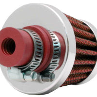 K&N Engineering 2in Base OD x.375in Flange ID 1.75in H Rubber Crankcase Vent Filter - Air Filters