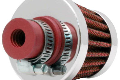 K&N Engineering 2in Base OD x.375in Flange ID 1.75in H Rubber Crankcase Vent Filter - Air Filters