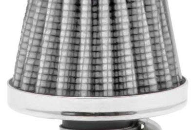 K&N Engineering 2in Base OD x.375in Flange ID 1.75in H Rubber Crankcase Vent Filter - White - Air Filters