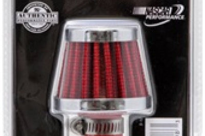 K&N Engineering 2in Base OD x.375in Flange ID 1.75in H Rubber Crankcase Vent Filter - Air Filters