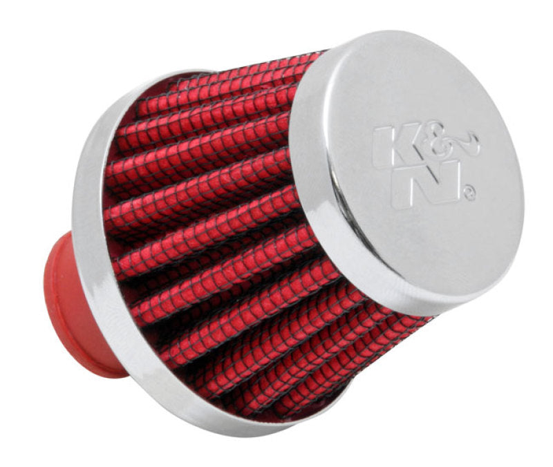 K&N Engineering 2in Base OD x.375in Flange ID 1.75in H Rubber Crankcase Vent Filter - Air Filters